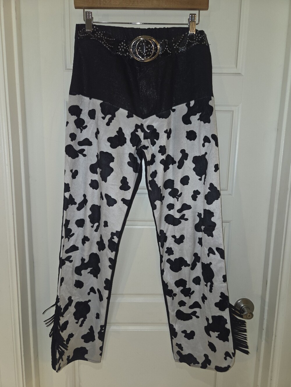 Cow Print Western Look Pants Cosplay - Halloween